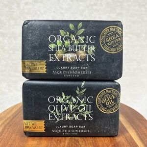 Asquith & Somerset England Luxury Bar Soap 10.5oz Organic Olive Oil‎ Shea Butter